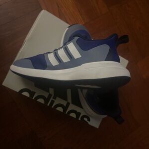Adidas Kids Navy and White Sneakers